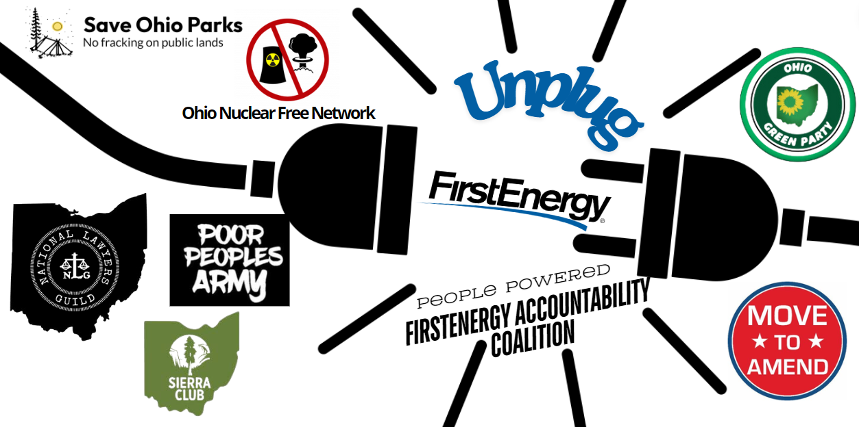 Endorsements of organizations for Unplug FirstEnergy